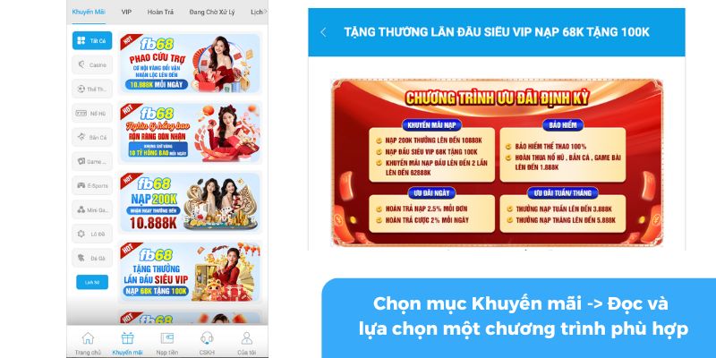 Lựa chọn khuyến mãi nào phù hợp nhất với bạn